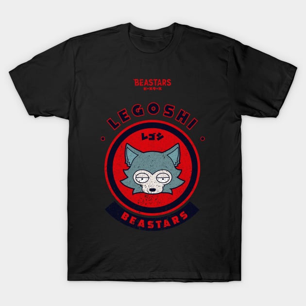 BEASTARS: LEGOSHI CHIBI (GRUNGE STYLE) T-Shirt by FunGangStore